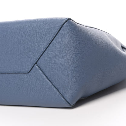 Celine Soft Grained Calfskin Small Belt Cabas Phantom Slate Blue 11 of 11