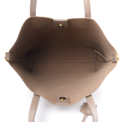 Saint Laurent Calfskin Toy Shopping Tote Dark Beige 5 of 10