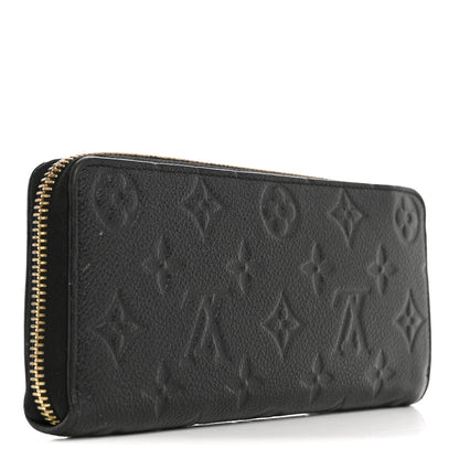 Louis Vuitton Empreinte Clemence Wallet Black 3 of 11