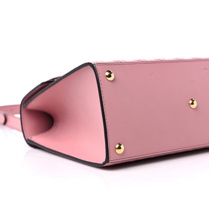 Gucci Guccissima Signature Small Padlock Top Handle Bag Rose Baby Candy 7 of 9