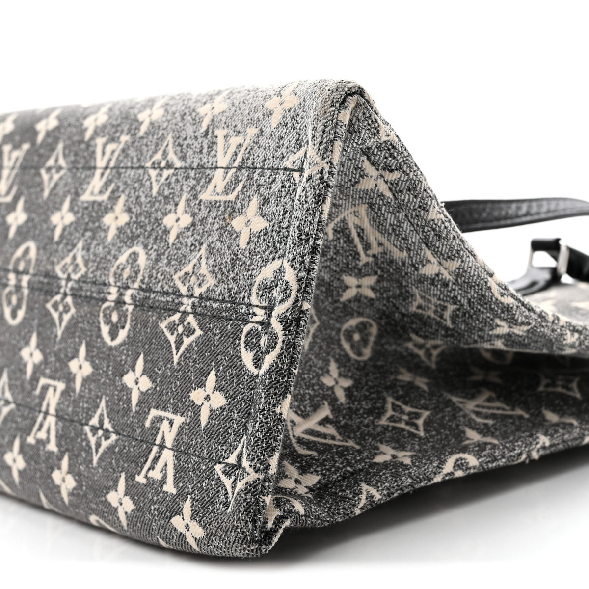 Louis Vuitton Monogram Jacquard Denim Onthego MM Black 9 of 13