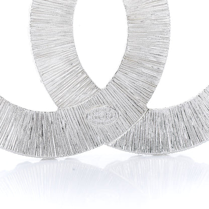 Chanel Baguette Crystal CC Brooch Silver 4 of 5