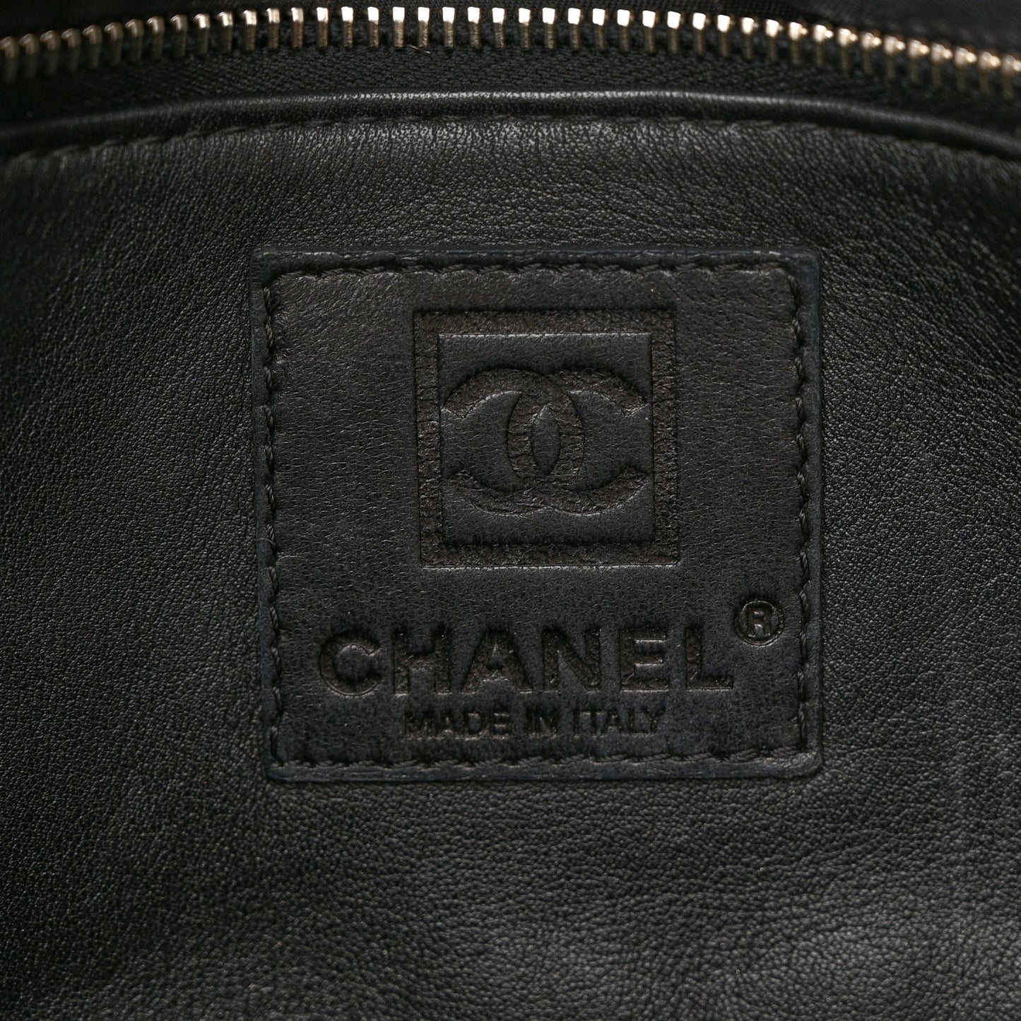 Suede Fur Quilted Flap Black