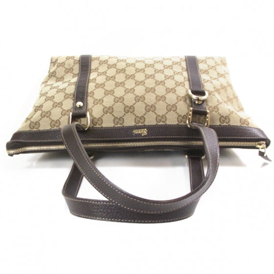 Monogram Medium Abbey Tote Brown
