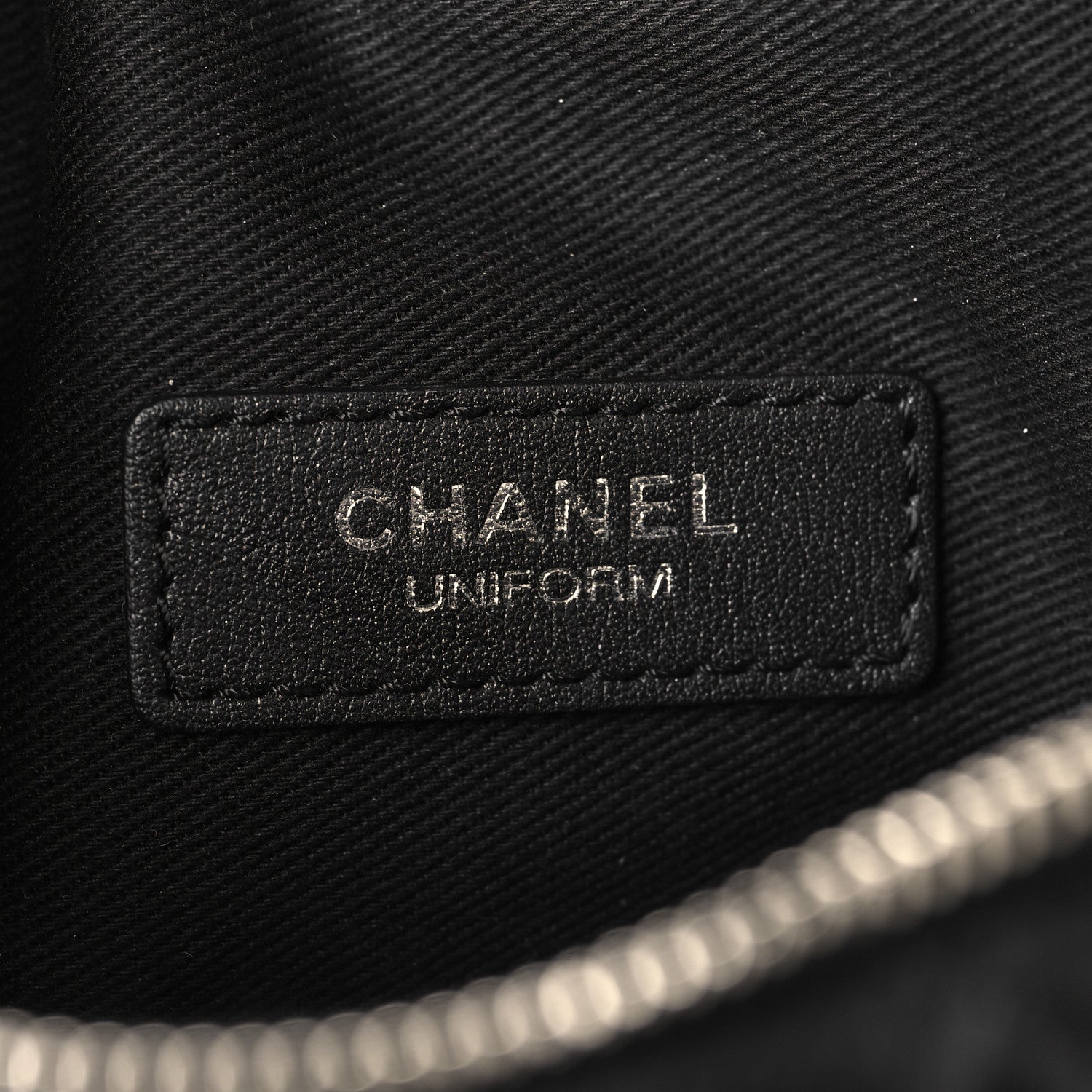 Chanel Calfskin Quilted Waist Belt Bag Black 6 of 11