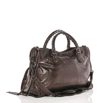Balenciaga Agneau Classic Hardware City Cigare Fonce 3 of 6