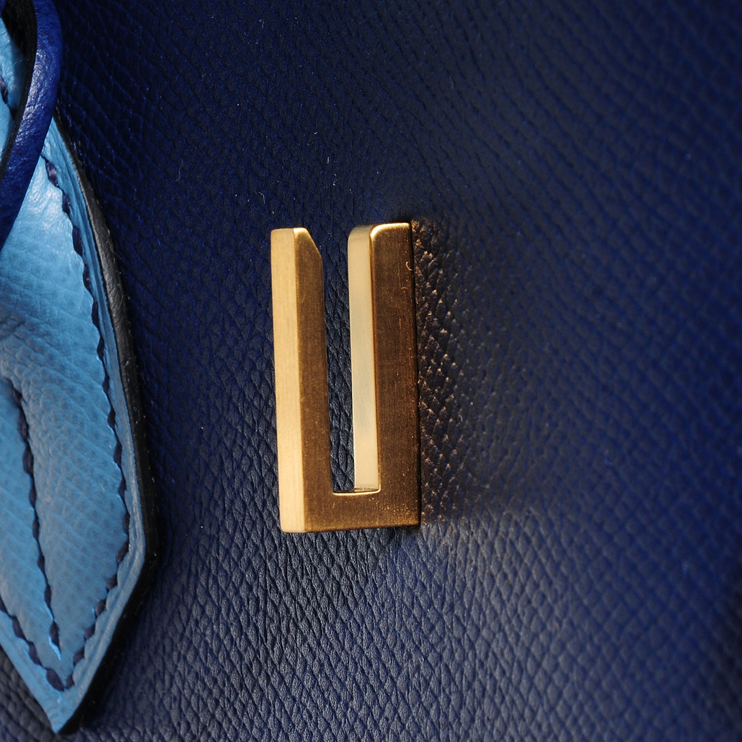 Epsom Horseshoe Bi-Color Birkin 40 Bleu Sapphire Blue Jean
