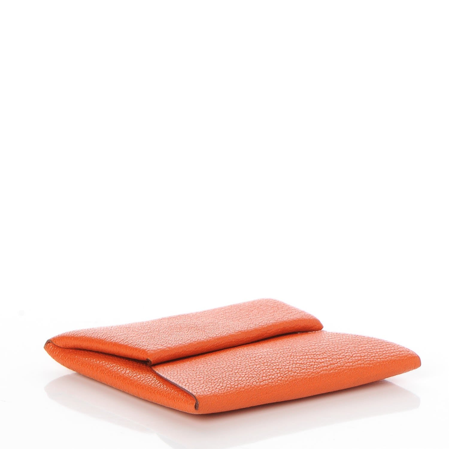 Hermes Chevre Mysore Bastia Coin Purse Feu 4 of 8