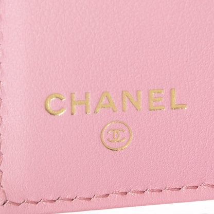 Chanel Iridescent Caviar Quilted Small Flap Wallet Rose Pink 6 of 9