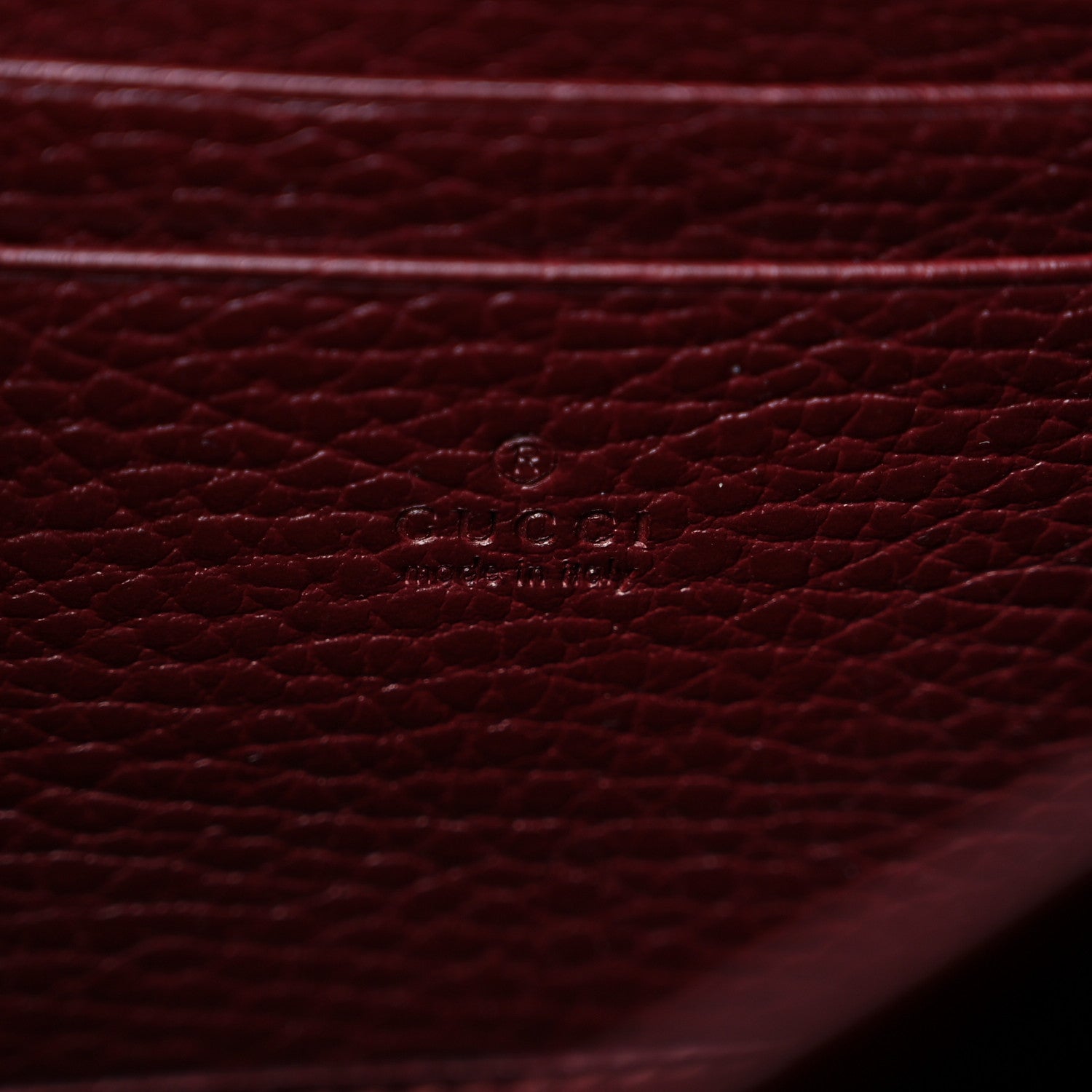 Gucci Dollar Calfskin Crystal Mini Dionysus Chain Wallet Vintage Bordeaux 7 of 10