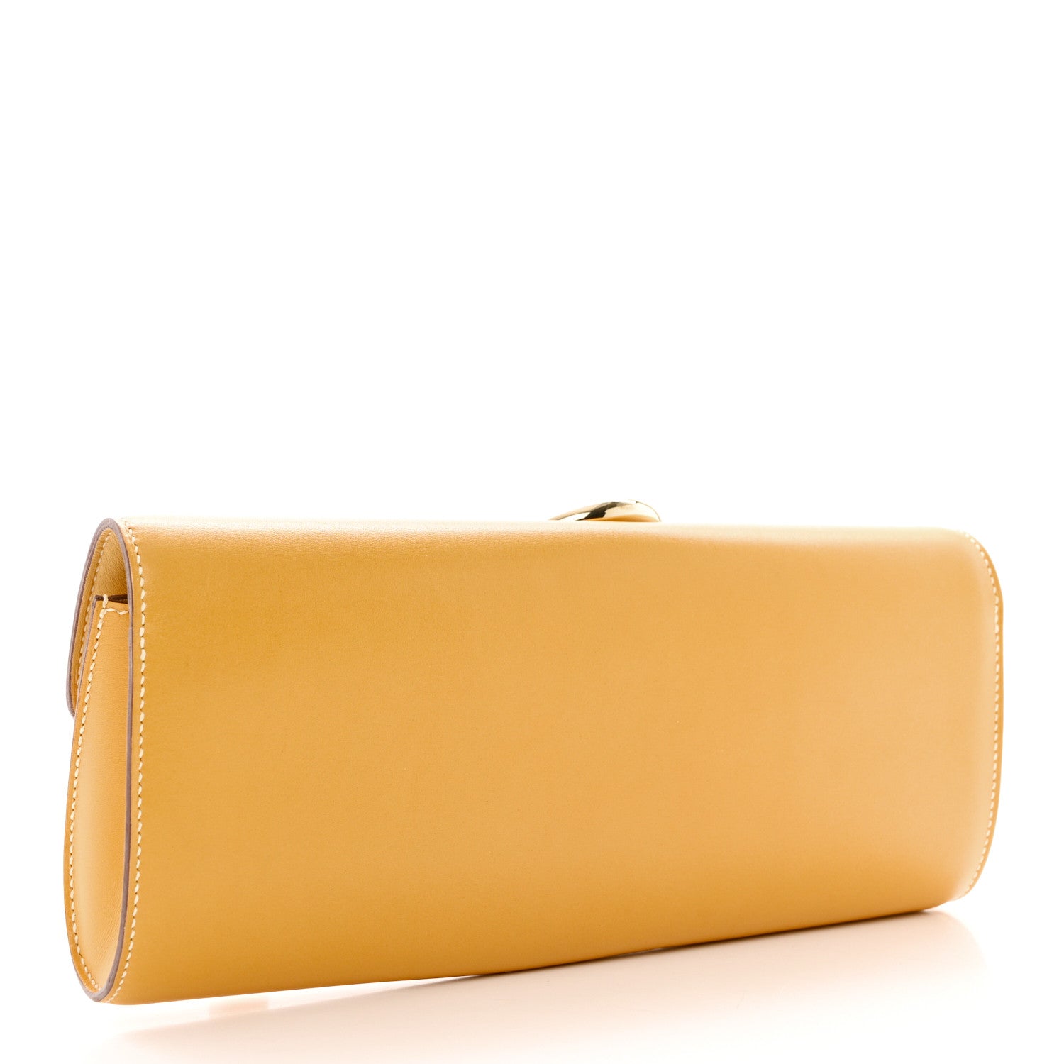 Hermes Veau Tadelakt Egee Clutch Soleil 3 of 9