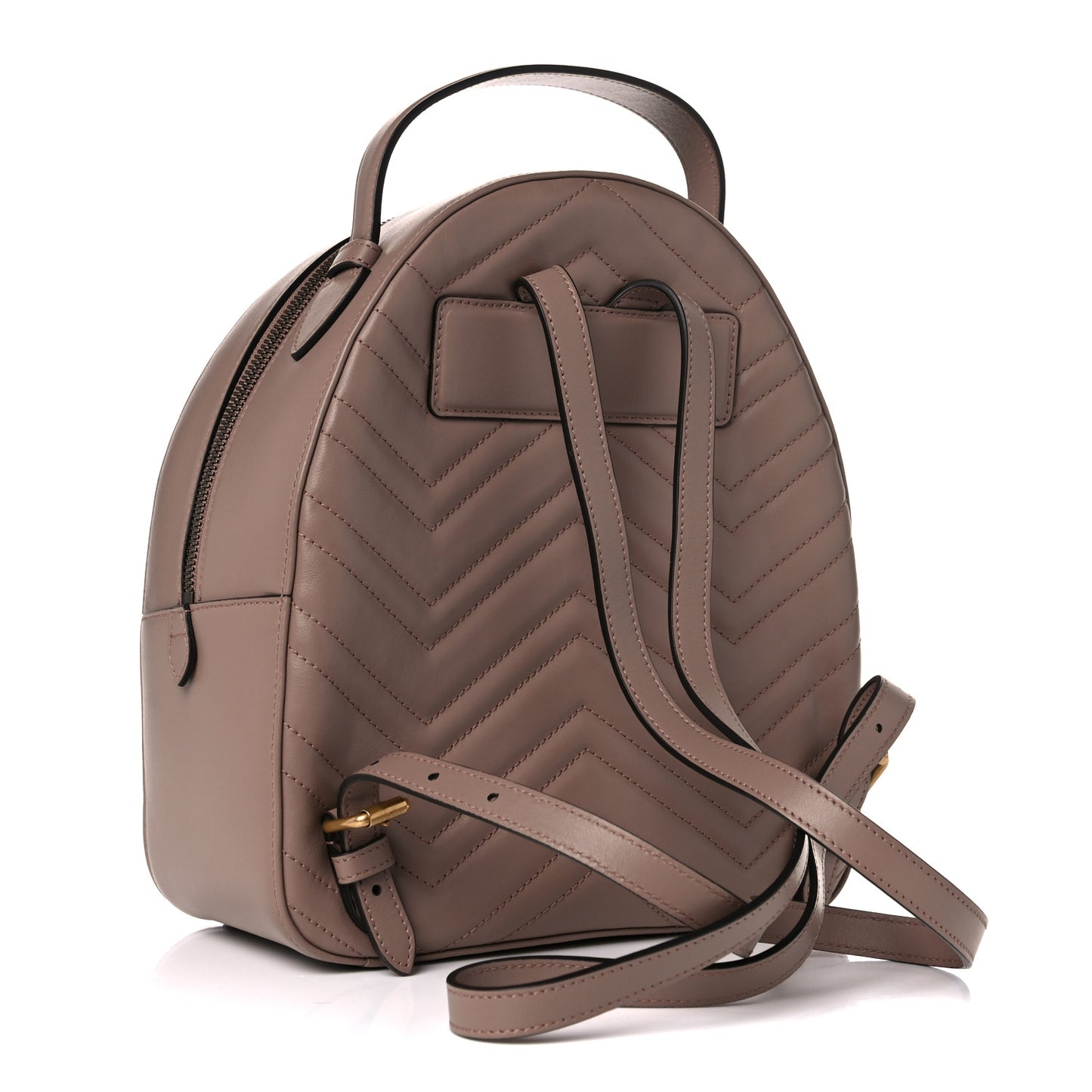 Calfskin Matelasse GG Marmont Dome Backpack Porcelain Rose