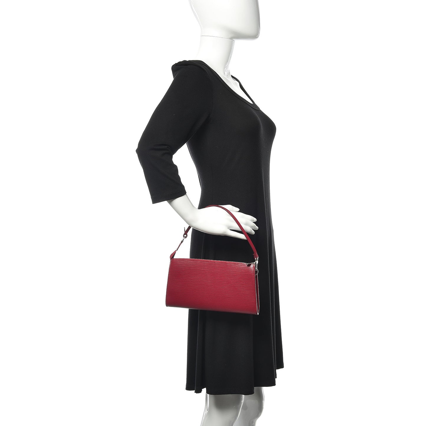 Epi Pochette Accessories 24 Fuchsia