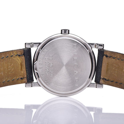 Bulgari Stainless Steel Calfskin 26mm Quartz Watch Black 5 of 10