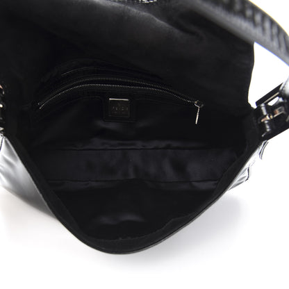 Fendi Vinyl Baguette Black 5 of 9