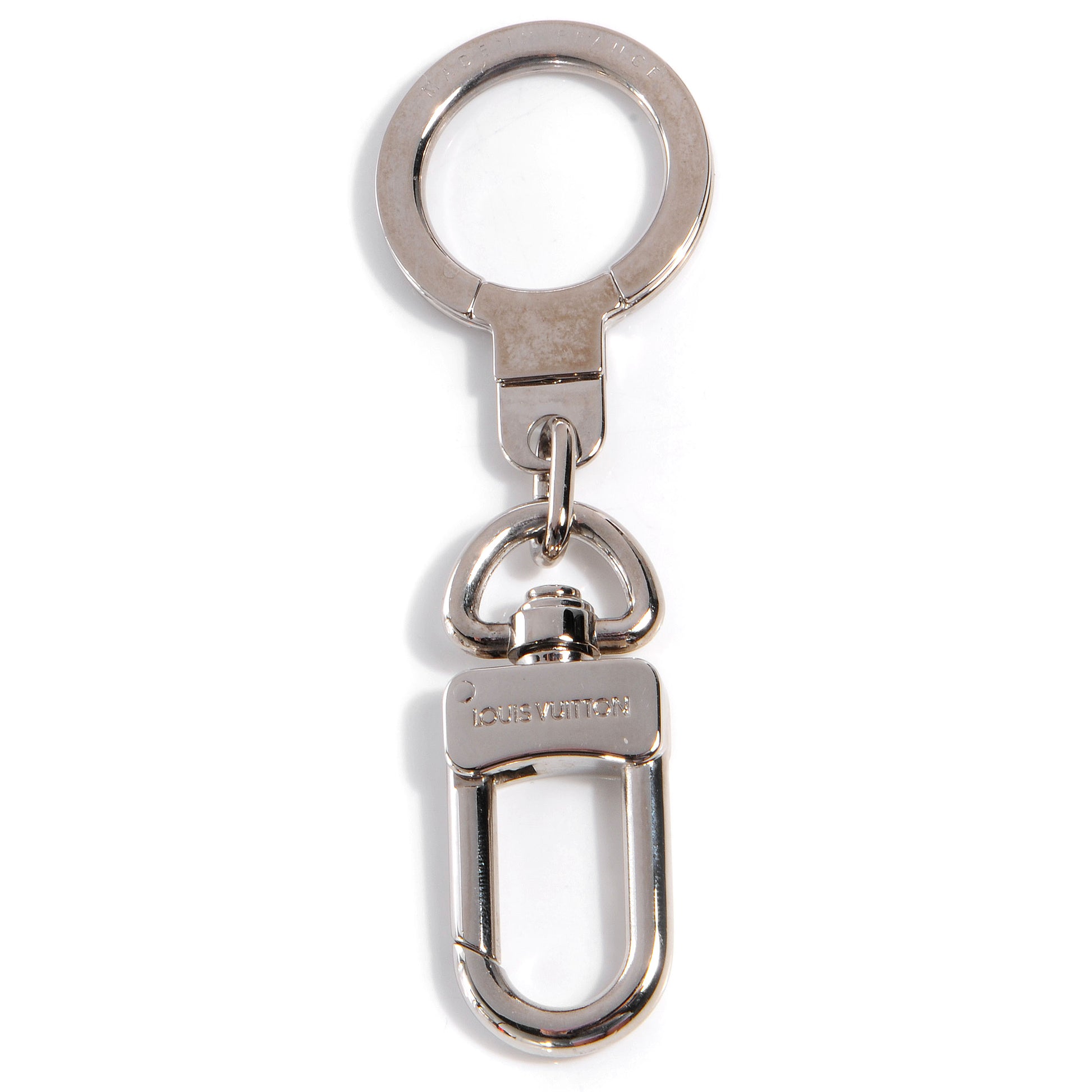 Louis Vuitton Pochette Extender Key Ring Chain Silver 1 of 4