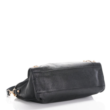 Balenciaga Chevre Gold Metallic Edge Hardware City Black 5 of 8