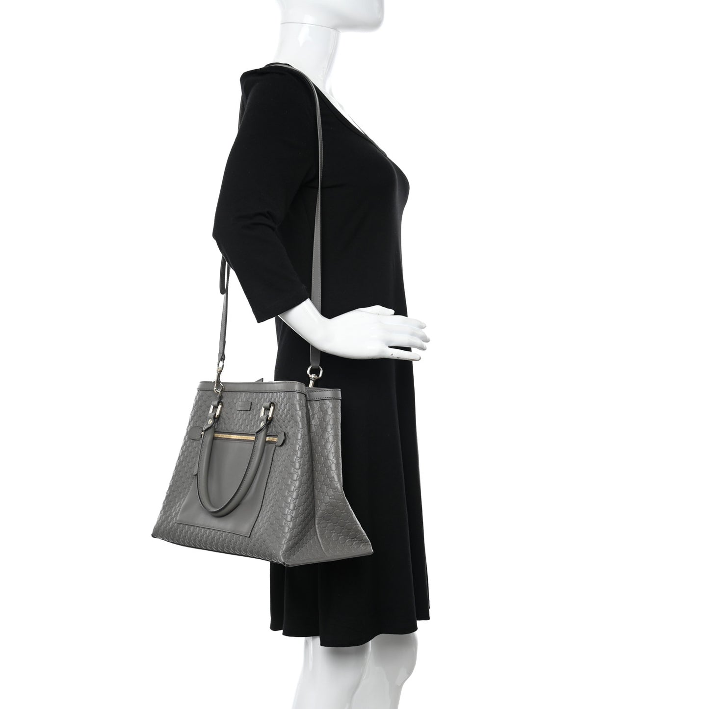 Soft Microguccissima Medium Tote Loess