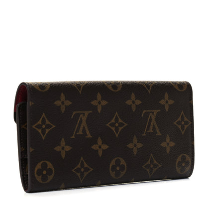 Louis Vuitton Monogram Josephine Wallet Red 3 of 9