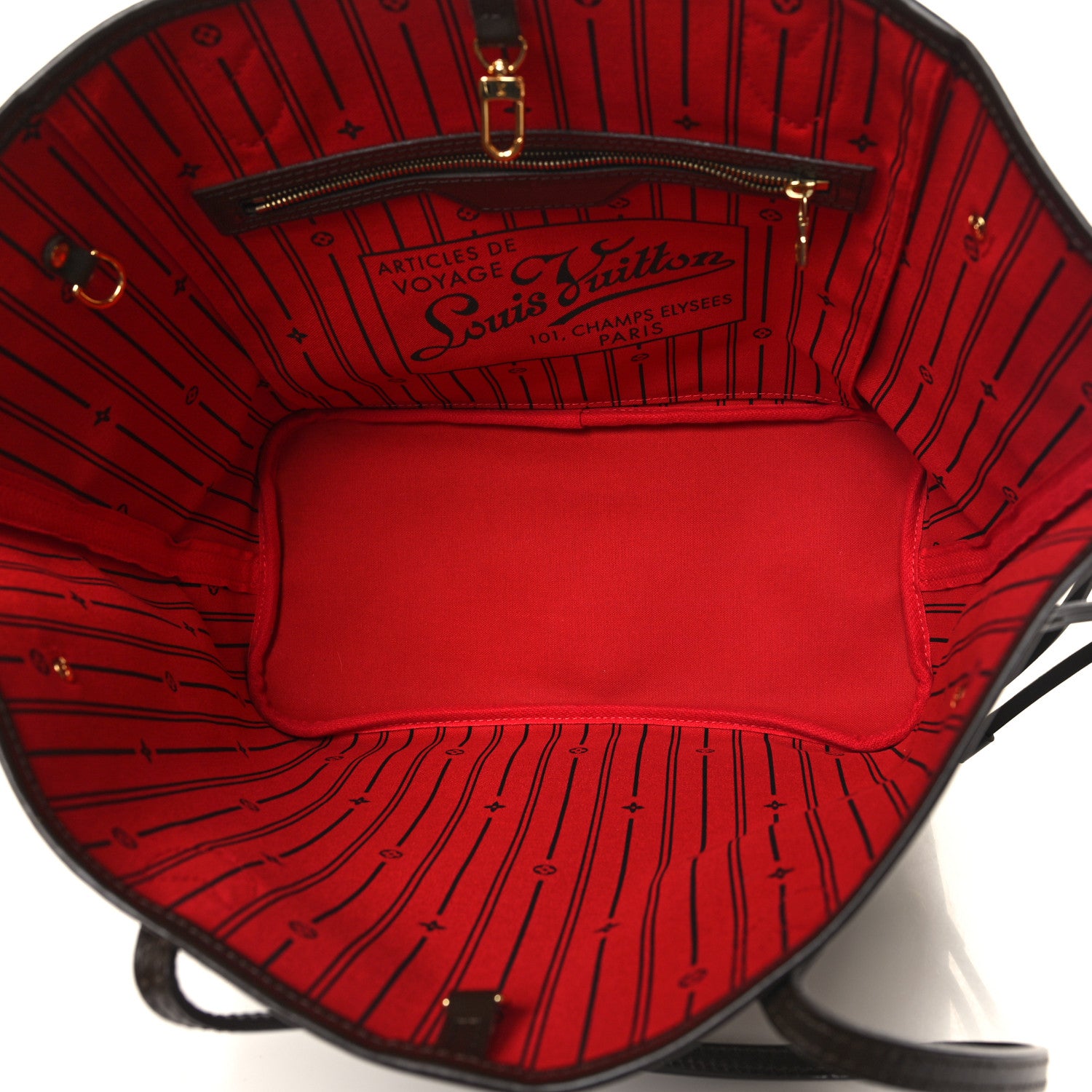 Louis Vuitton Damier Ebene Neverfull MM 5 of 9