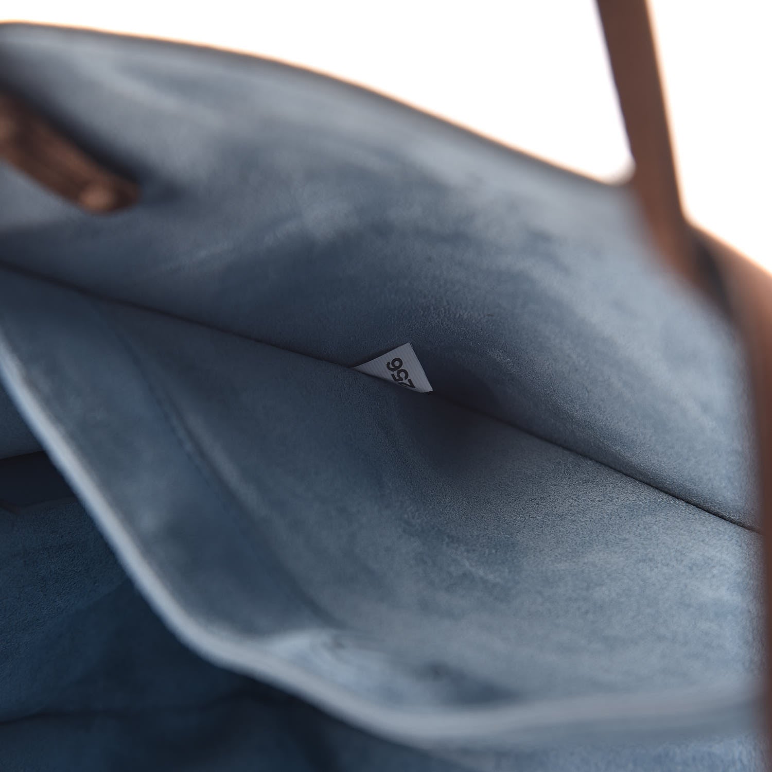 Prada Suede Etiquette Tote Bruciato Astrale 9 of 12