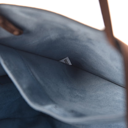 Prada Suede Etiquette Tote Bruciato Astrale 9 of 12