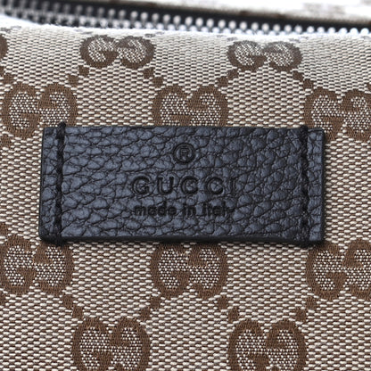 Gucci Monogram Dollar Calfskin Boston Duffle Bag Beige Ebony Testa di Moro Marrone Scuro 9 of 9