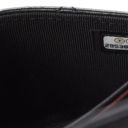 Chanel Lambskin Quilted Flap Card Holder Black 9 of 9