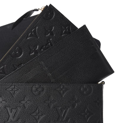Louis Vuitton Empreinte Pochette Felicie Chain Wallet Black 10 of 12