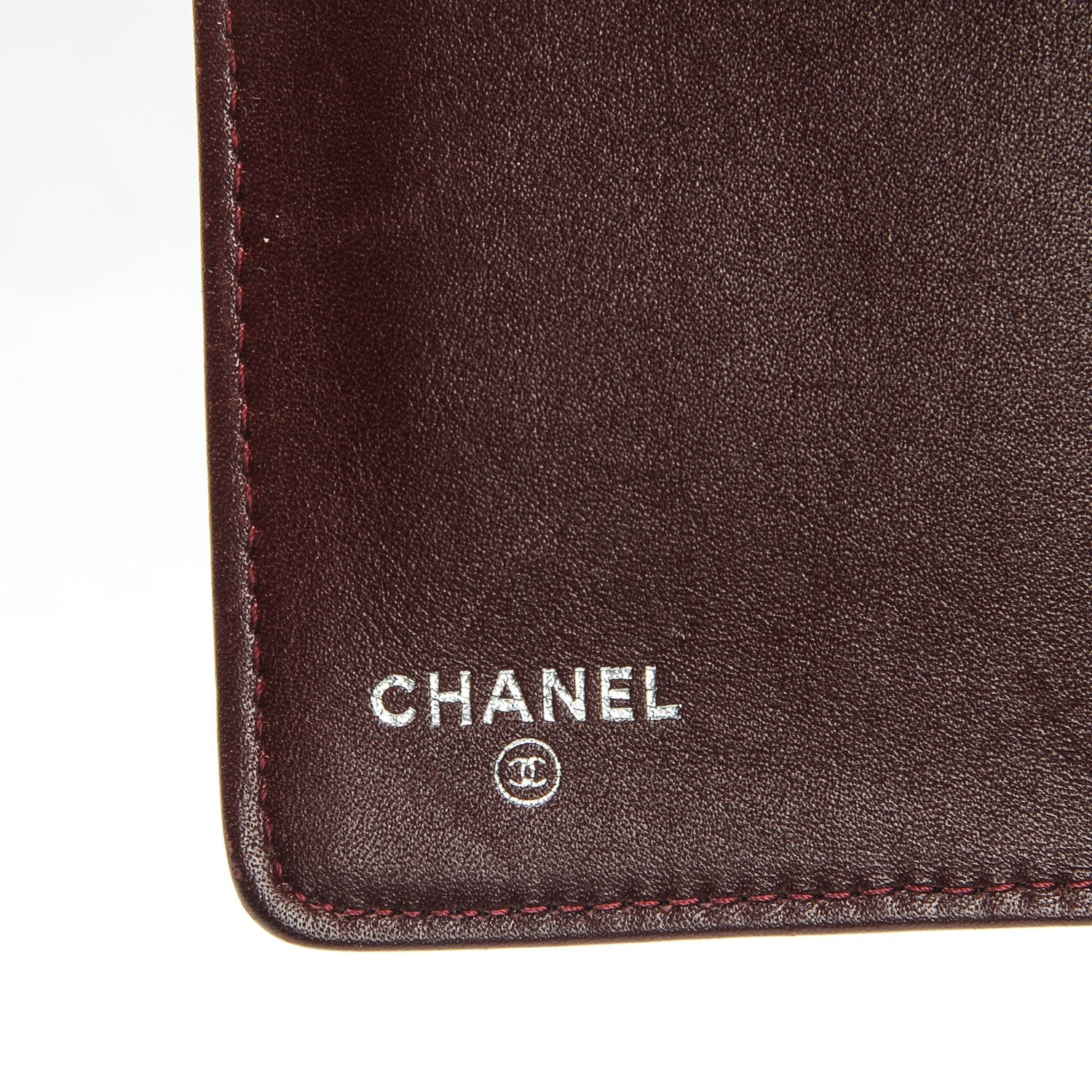 Chanel Caviar Timeless CC Yen Wallet Burgundy 6 of 11