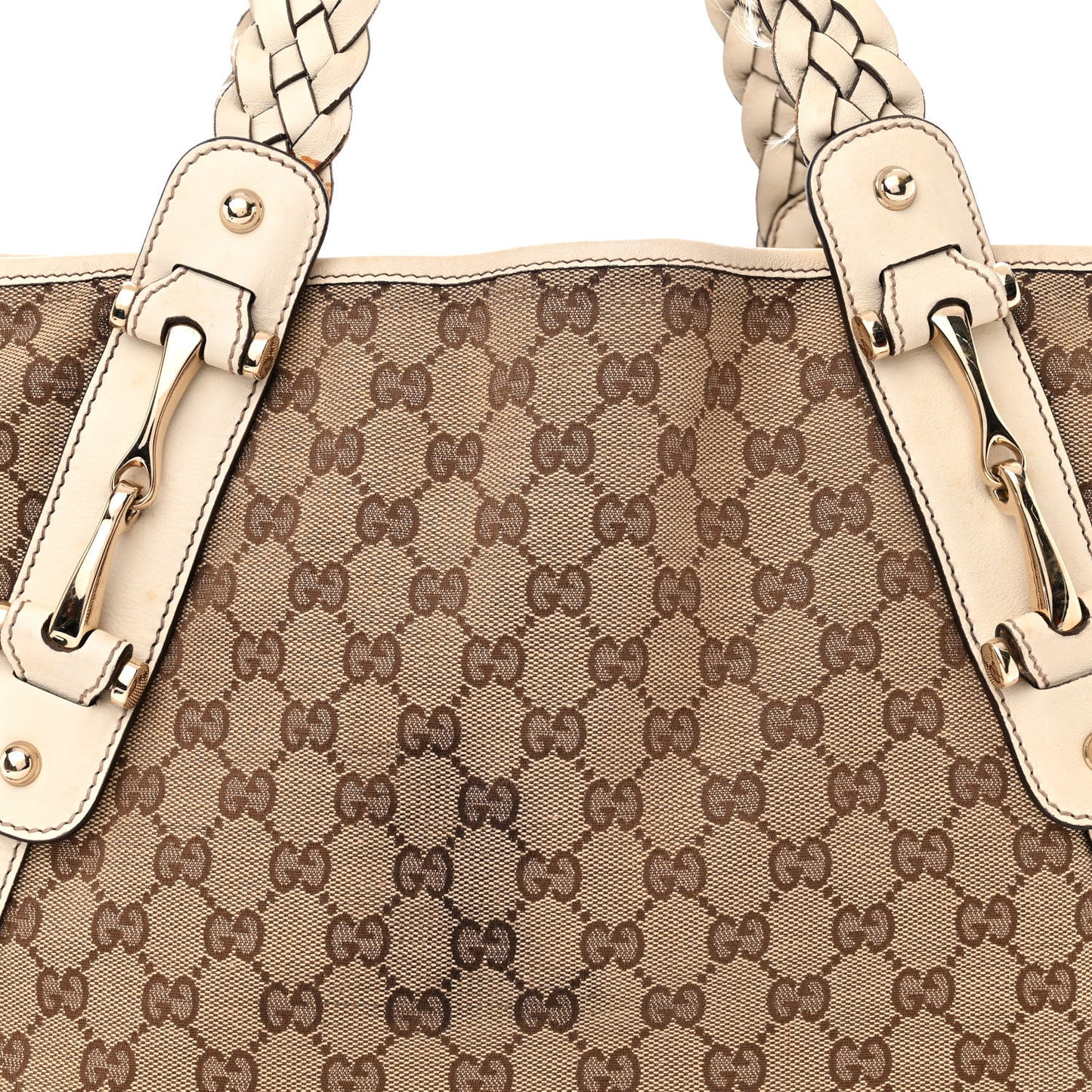 Monogram Medium Pelham Shoulder Bag Off White