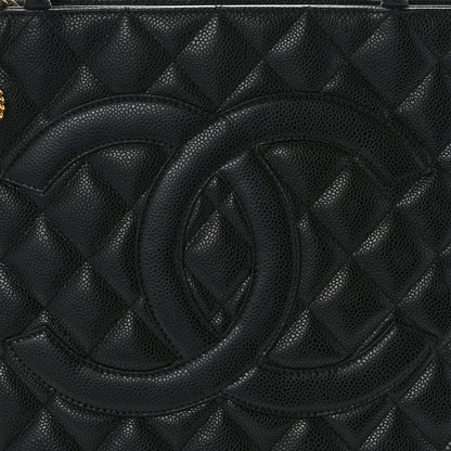Chanel Caviar Quilted Medallion Tote Black 8 of 14