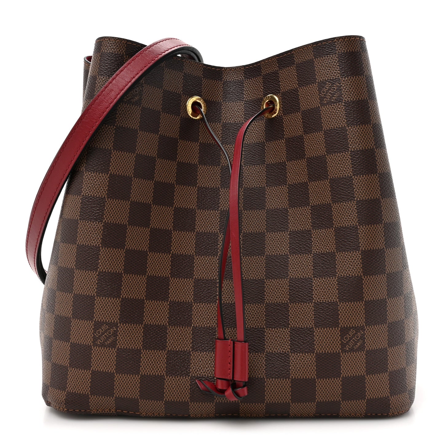 Damier Ebene Neonoe MM Cherry Berry