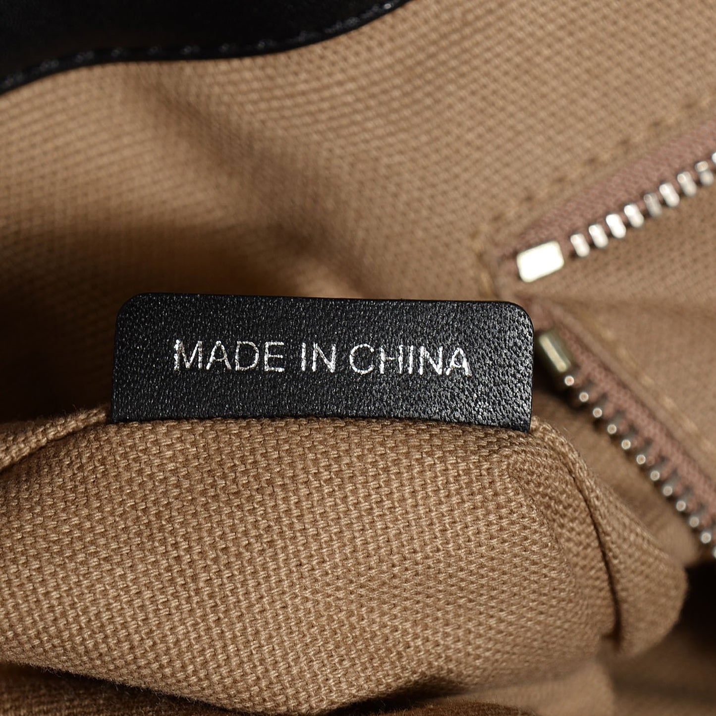 Canvas Mega Check Medium Traveler Tote Black