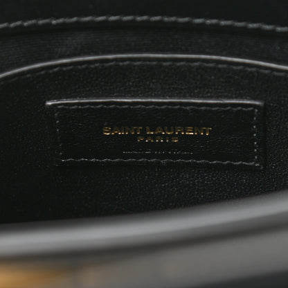 Saint Laurent Smooth Calfskin Manhattan Nano Shopper Tote Black 5 of 8
