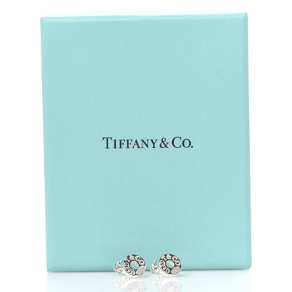 Tiffany Sterling Silver 1837 Circle Earrings 6 of 6