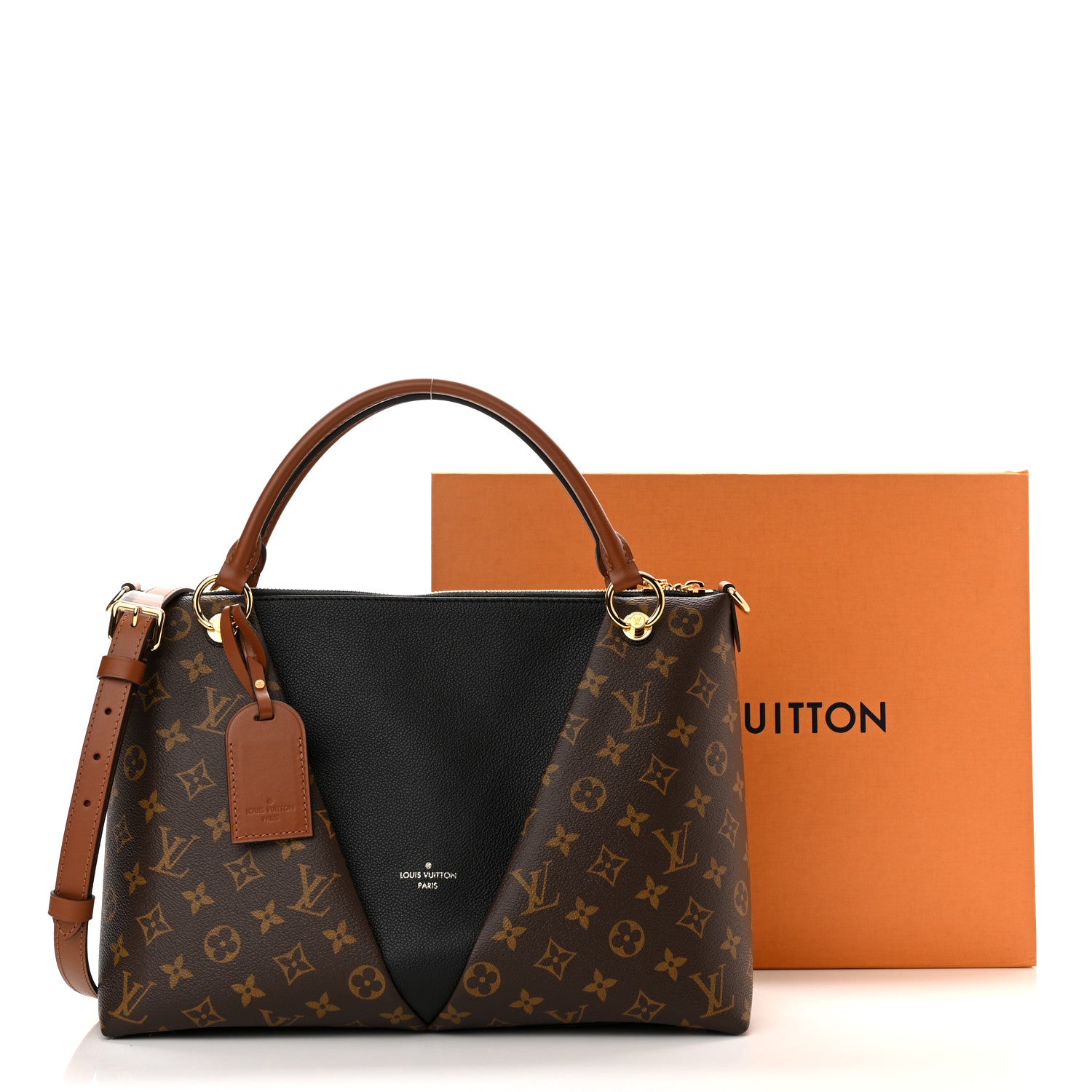 Louis Vuitton Monogram V Tote MM Black 11 of 11