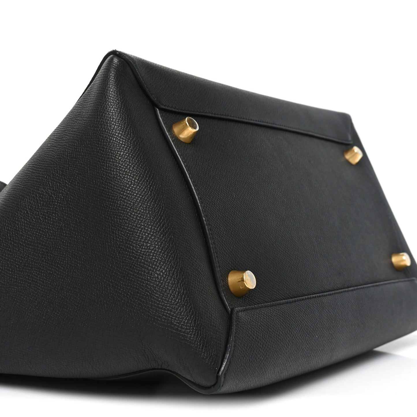 Grained Calfskin Small Belt Bag Black