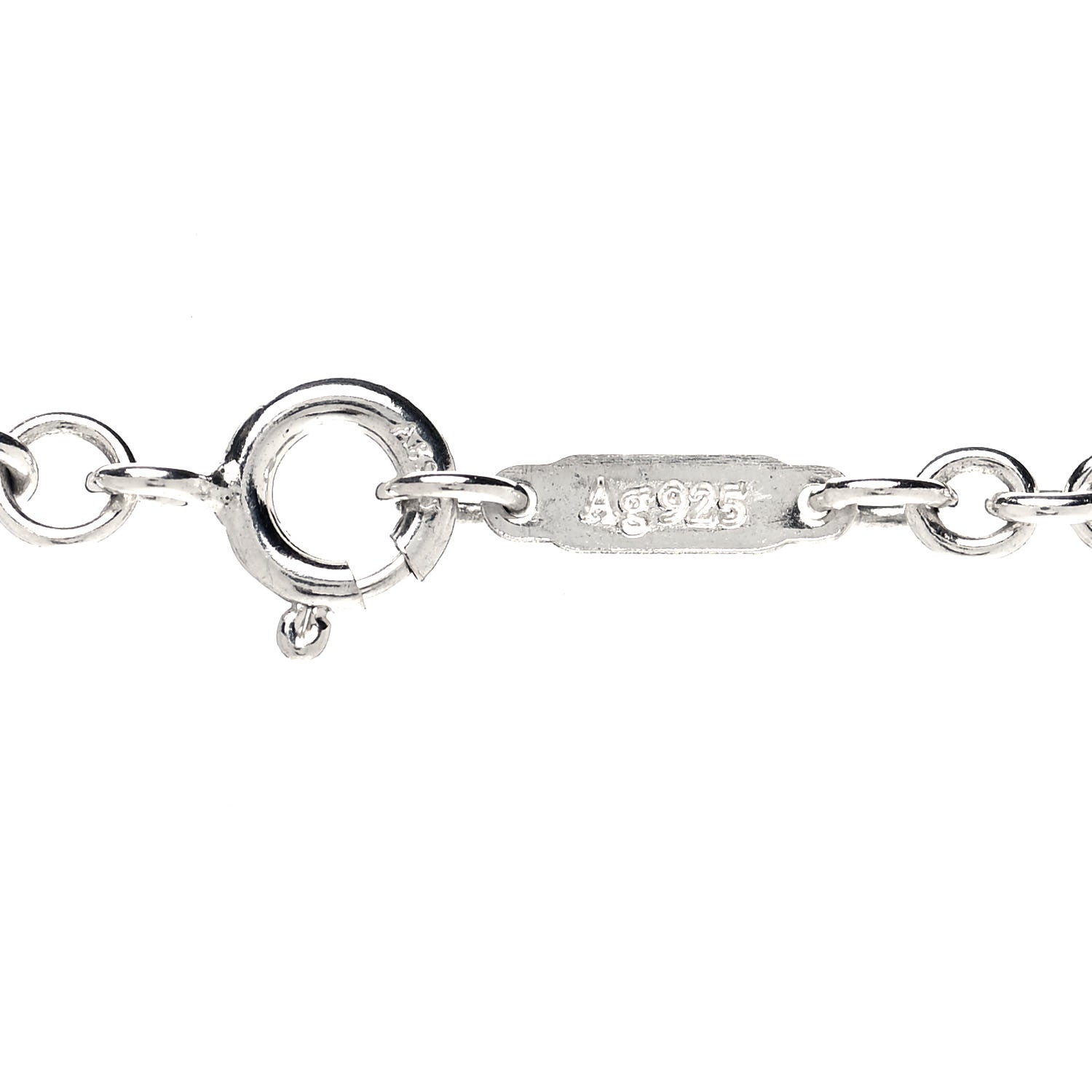 Tiffany Sterling Silver Large Fleur De Lis Key Pendant Necklace 5 of 5