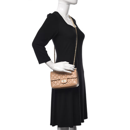 Chanel Aged Calfskin Quilted 2.55 Reissue Mini Flap Beige 2 of 9