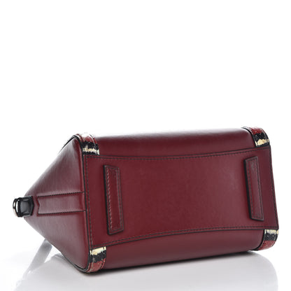 Givenchy Smooth Calfskin Ayers Mini Bi-Color Antigona Wine Black 4 of 8