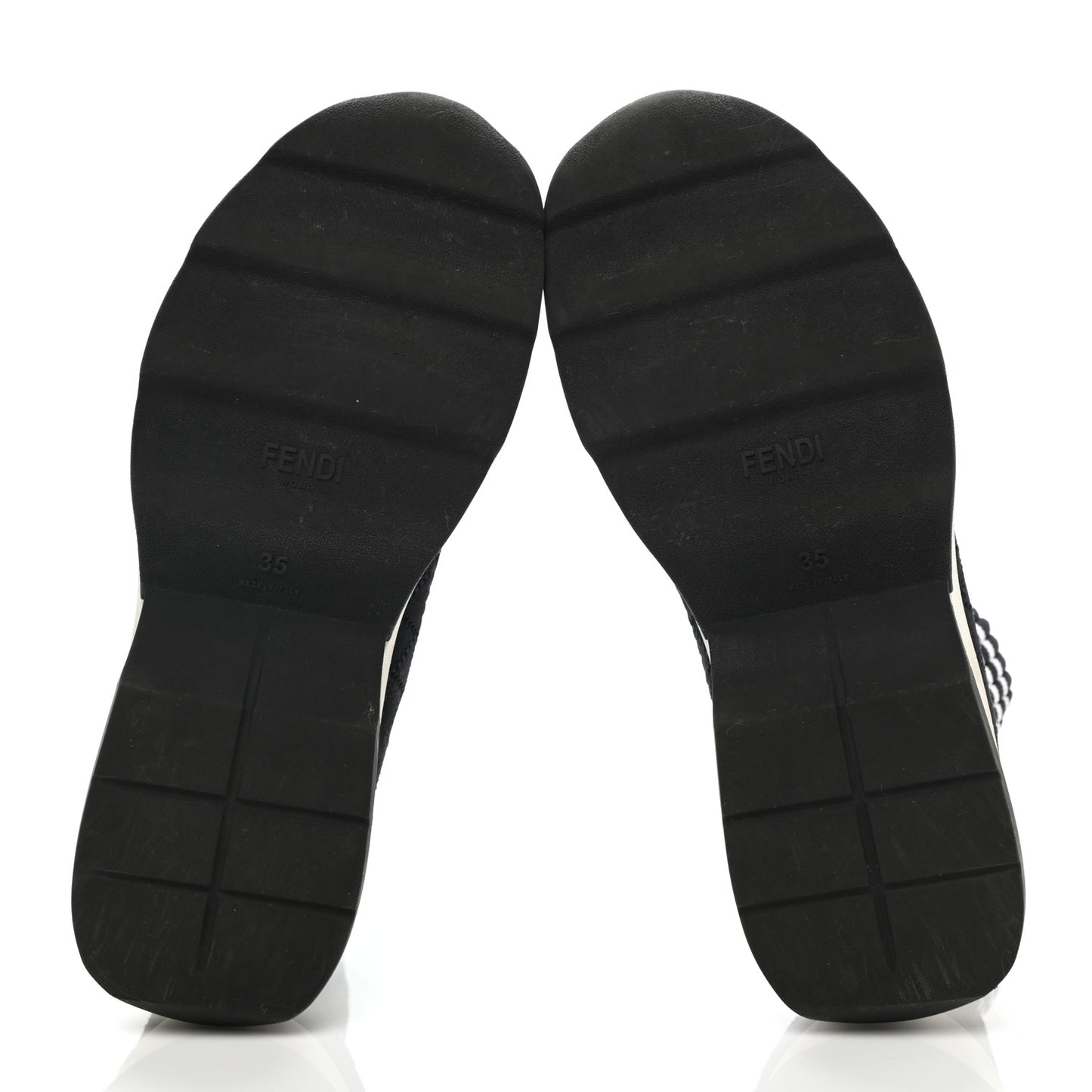 Stretch Knit Womens Sock Sneakers 35 Black