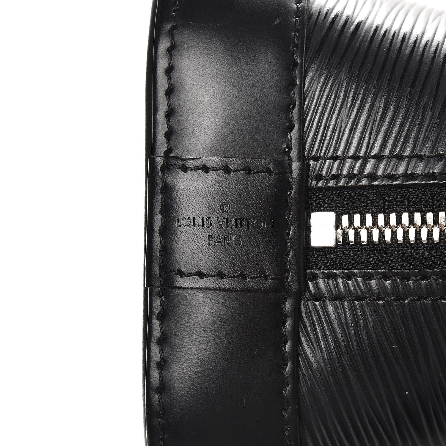 Louis Vuitton Epi Alma BB Black 6 of 9