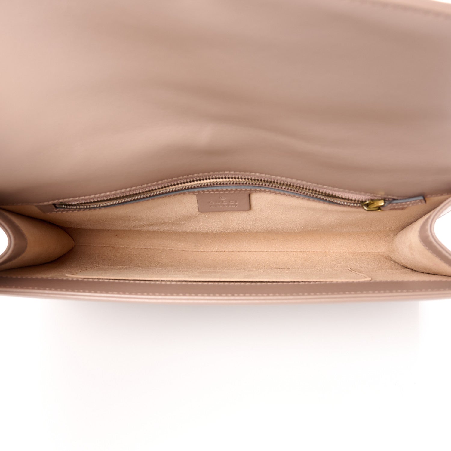 Gucci Calfskin Matelasse GG Marmont Clutch Porcelain Rose 5 of 11