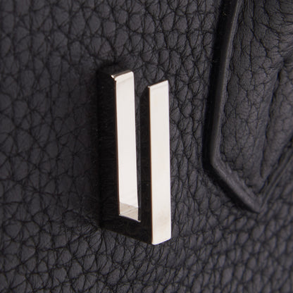 Hermes Taurillon Clemence Birkin 30 Black 26 of 27