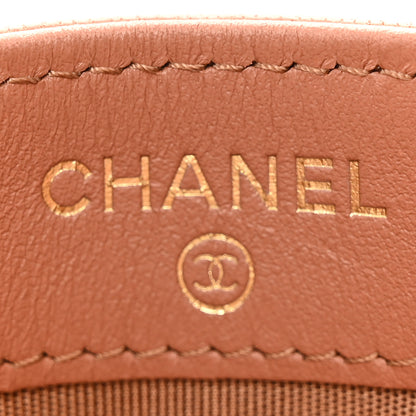 Chanel Lambskin Quilted Chanel 19 Card Holder Brown 6 of 8