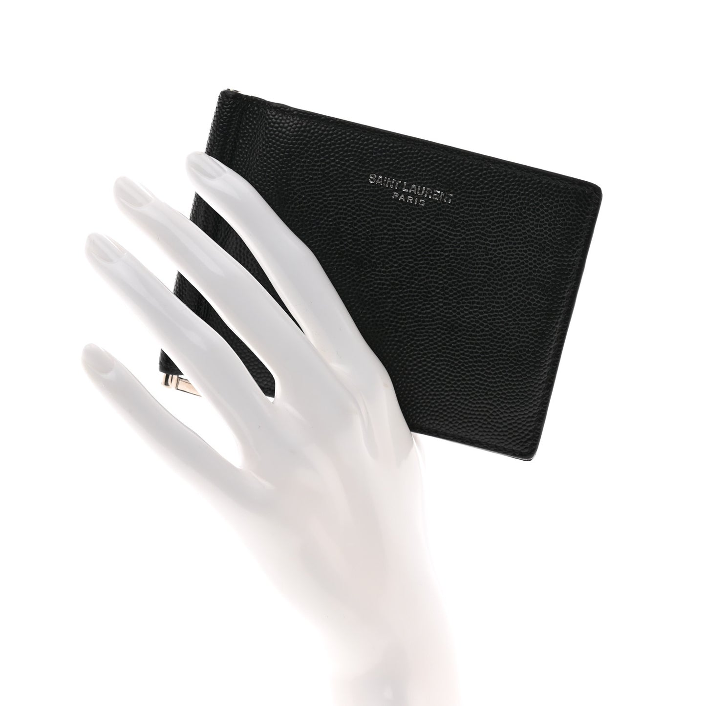Grain De Poudre Bill Clip Card Case Black