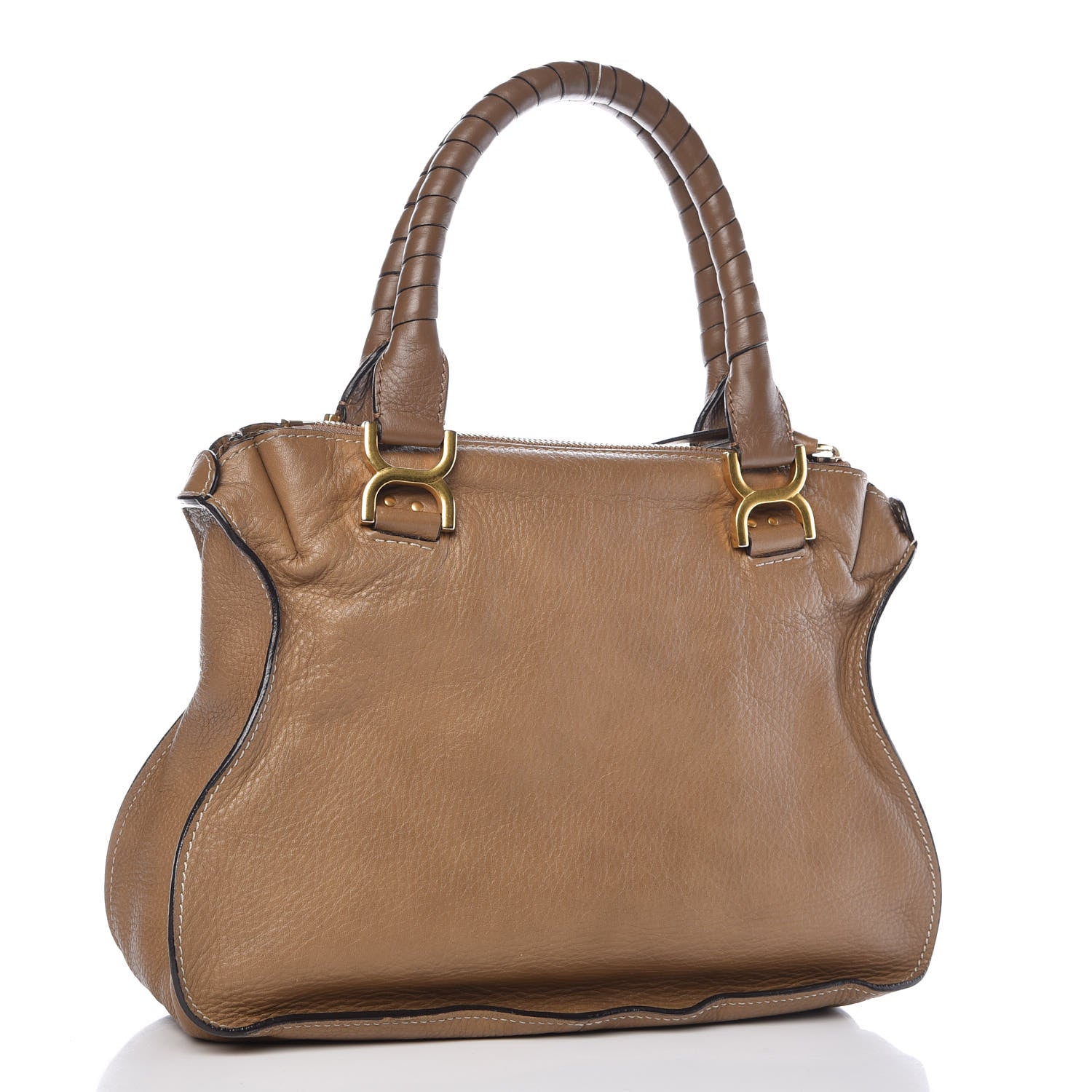 Chloe Calfskin Medium Marcie Satchel Nut 3 of 7