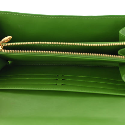 Louis Vuitton Vernis Sarah Wallet Vert Tonic 5 of 11