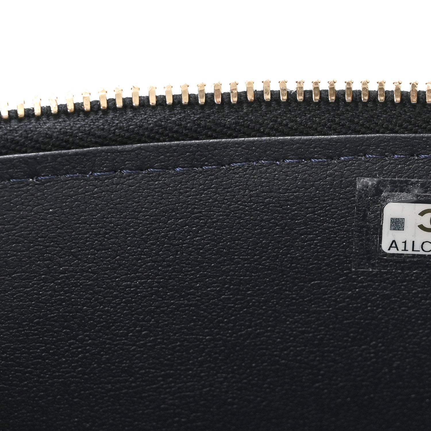 Chanel Wool Plaid Quilted Small Vanity Case With Chain Blue 8 of 12
